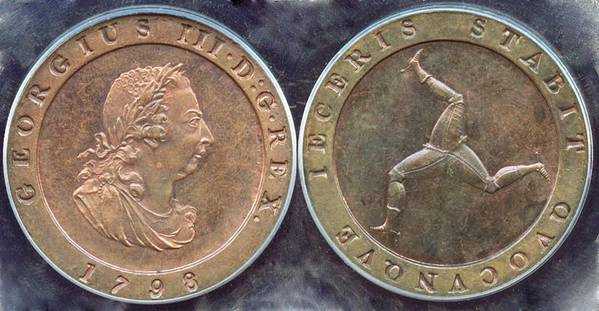 Isle of Man - Half Penny 1798