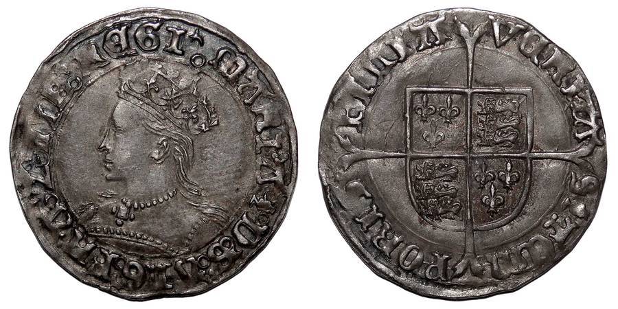 ENGLAND~AR Groat 1553-1554