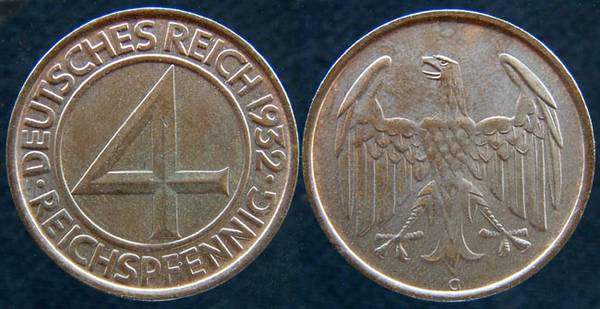 Germany 4 Pfennig