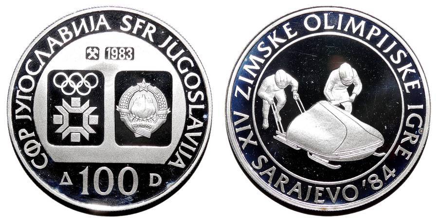 YUGOSLAVIA (SOCIALIST FEDERAL REPUBLIC)~100 Dinara 1983