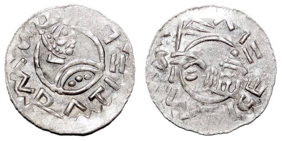 BOHEMIA (DUCHY)~AR Denar 1061-1086 AD