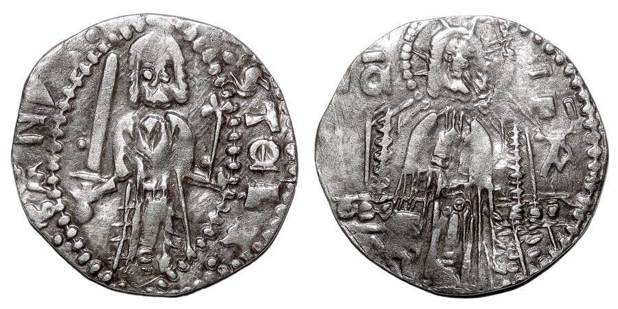 BOSNIA (BANATE)~AR Sword Dinar 1322-1353 AD