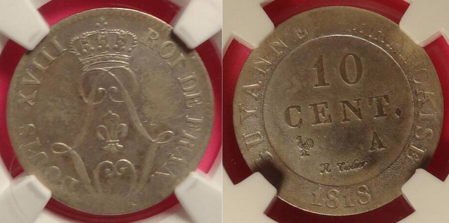 French Guiana 1818-A 10 centimes